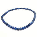 Dumortierit halsband 8 mm pärlor