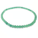 Fluorit grön halsband 8 mm pärlor