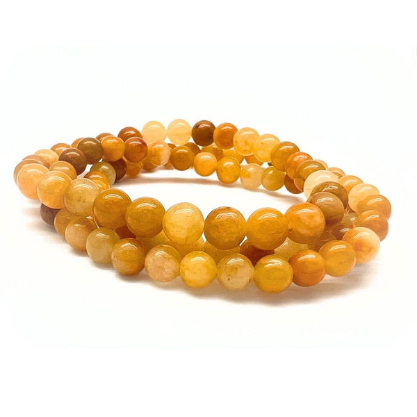 Aventurin gul armband 6 mm