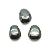 Hematite necklace with silver or gold-plated chain