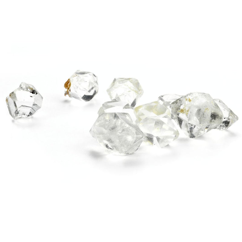 Herkimer diamond, clear approx. 0.68 gr between sizes