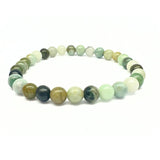 Jade, bracelet with round beads from Burma