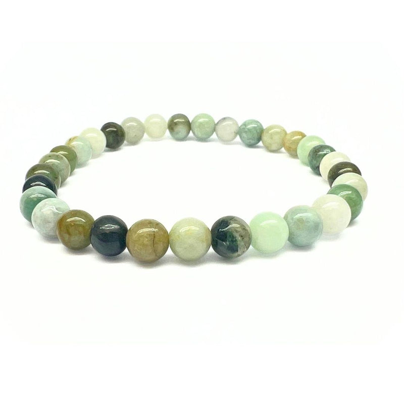 Jade, bracelet with round beads from Burma