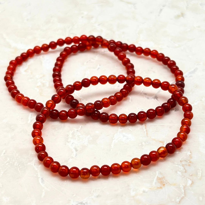Karneoli, rannekoru 4mm