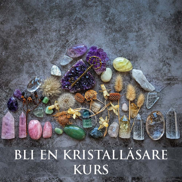 Become a crystal reader! Evening course 6 Tuesdays starting on 19/9-2023 at 18.00-20.30