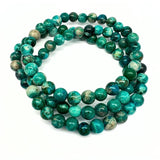 Amazonite, chip bracelet on elastic thread
