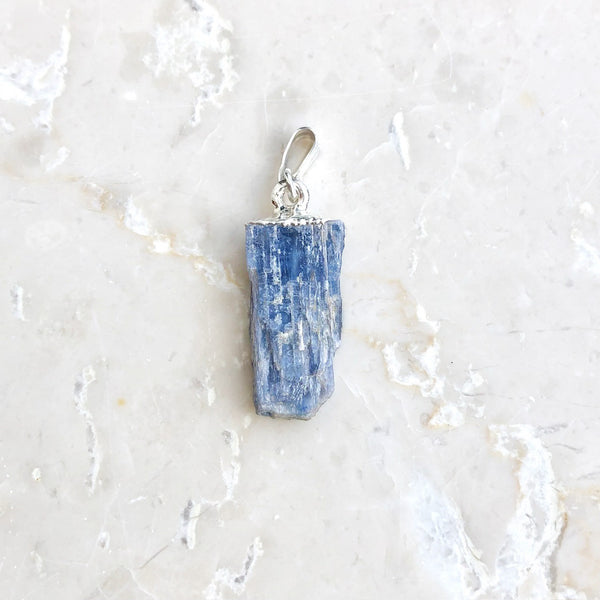 Kyanite raw small point with or without chain