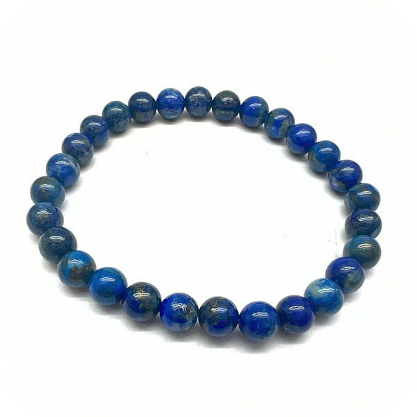 Lapis Lazuli -rannekoru, 6 mm helmiä