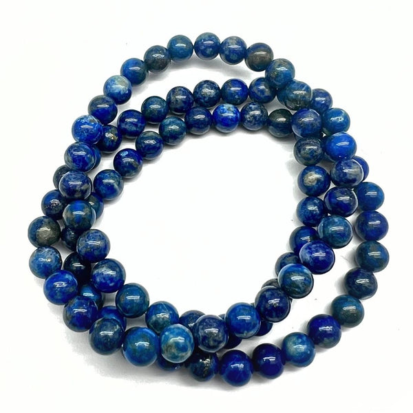 Lapis Lazuli -rannekoru, 6 mm helmiä