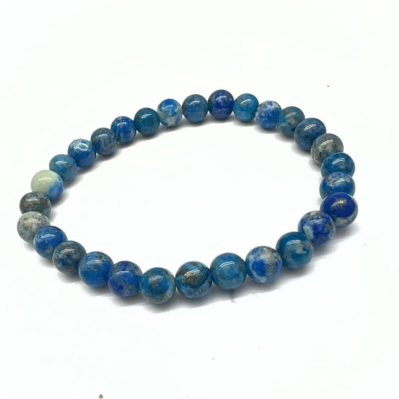 Lapis Lazuli -rannekoru, 6 mm helmiä