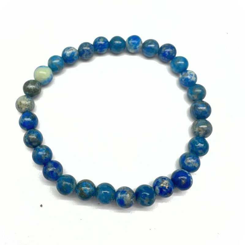 Lapis Lazuli -rannekoru, 6 mm helmiä