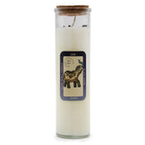 Luck - Magical candle with black agate & sweet licorice scent for rituals & spells