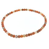 Månsten halsband 8 mm pärlor
