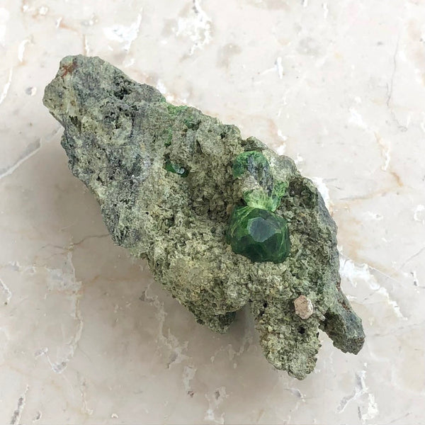 Green Garnet Andradit from Iran