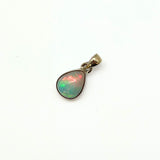 Opal drop beautiful sterling silver pendant