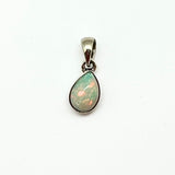 Opal drop beautiful sterling silver pendant