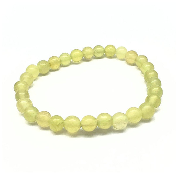 Uusi jade, rannekoru 6 mm helmiä A &amp; AA