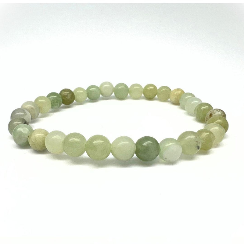Uusi jade, rannekoru 6 mm helmiä A &amp; AA