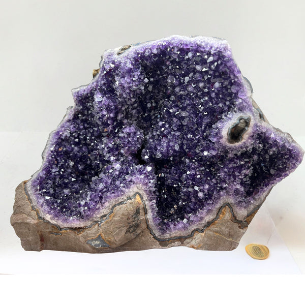 Amethyst cluster standing 10.4 kg