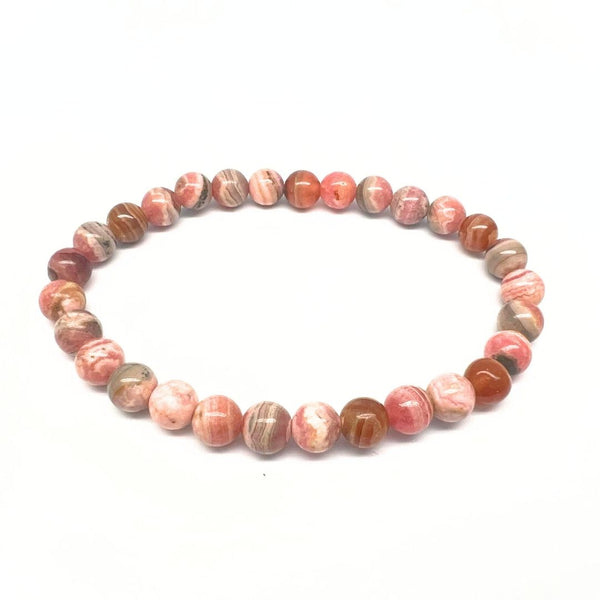 Rhodochrosite, tumbled bracelet