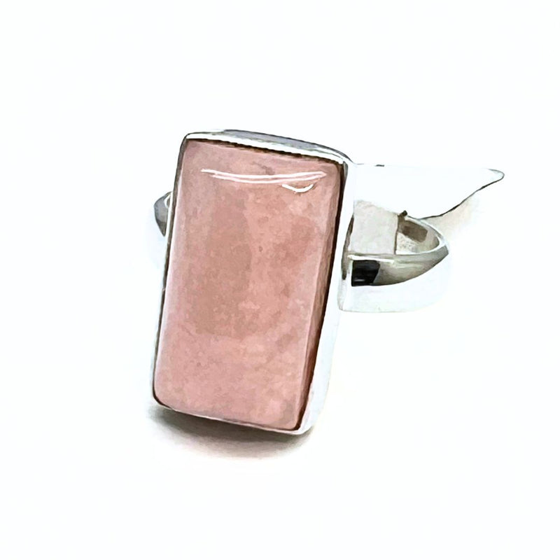 Rosenkvarts, silverring