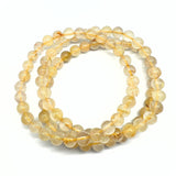 Rutilkvarts guld rutiler, armband 6 mm