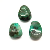 Emerald necklace with silver or gold-plated chain