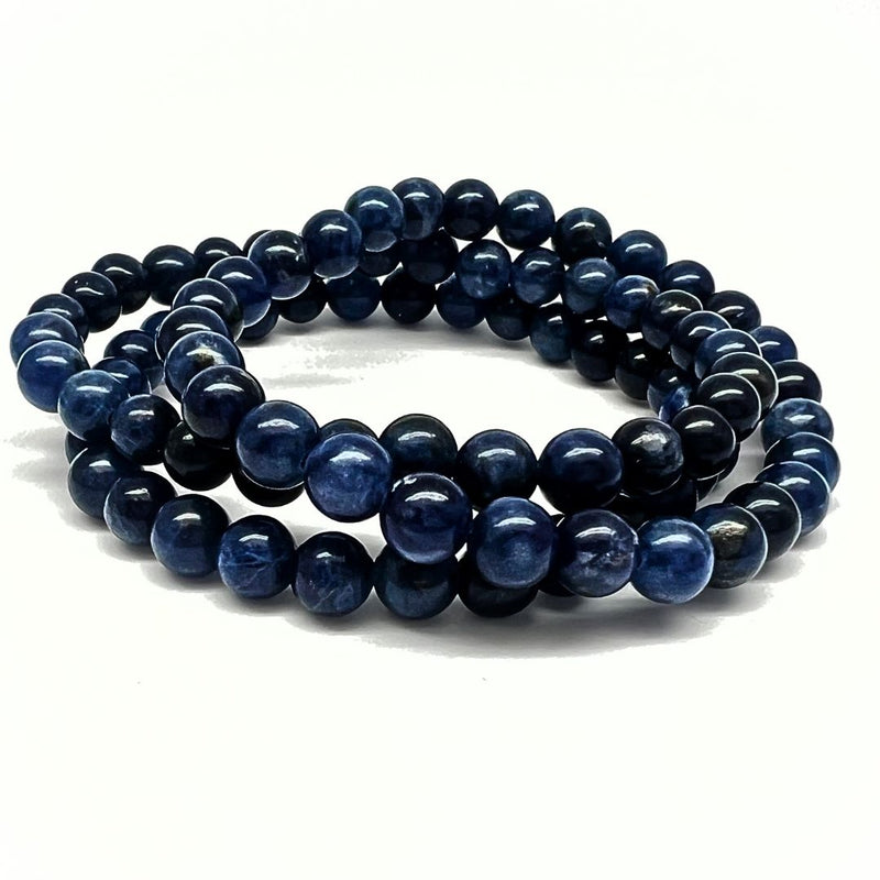 Sodalite bracelet round 6 mm
