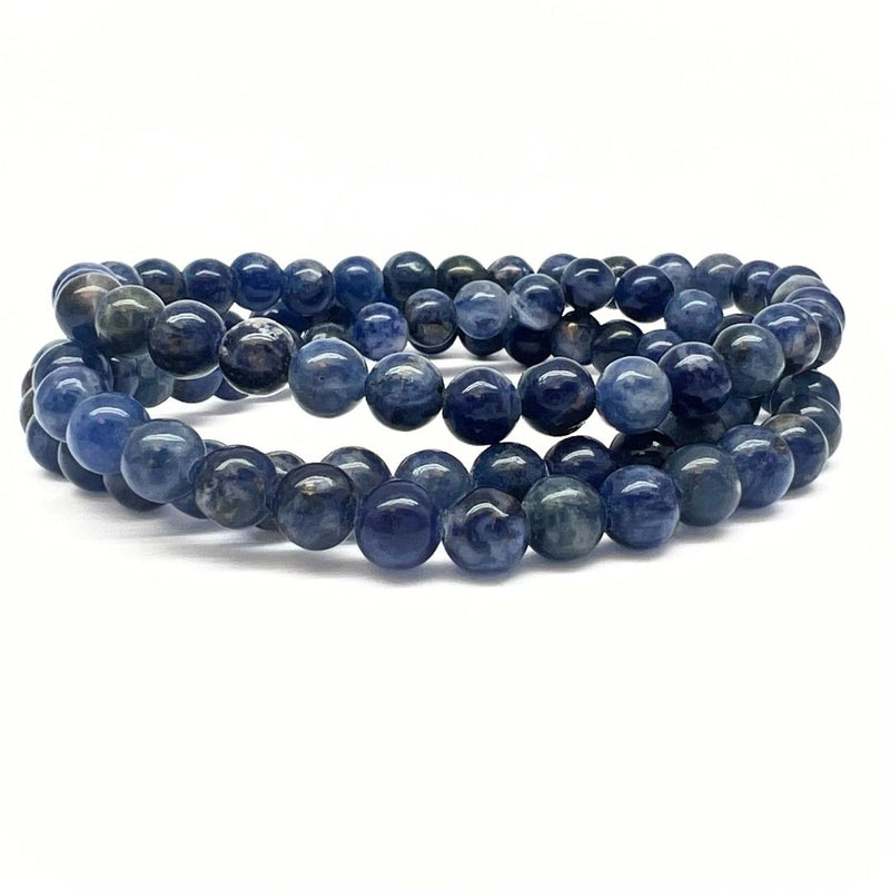 Sodalite bracelet round 6 mm