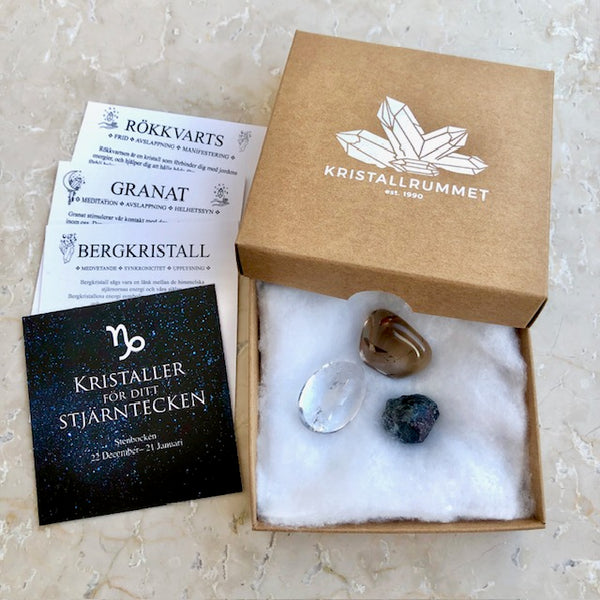 Capricorn astro stones gift box