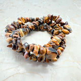 Tiger's eye, chip bracelet