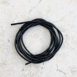 Leather strap, black 1.3 mm or 2.0 mm