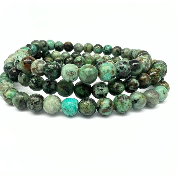 Turquoise, tumbled bracelet