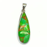 Rainbow moonstone, oval pendant in silver