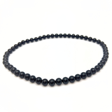 Turmalin svart halsband 8 mm pärlor