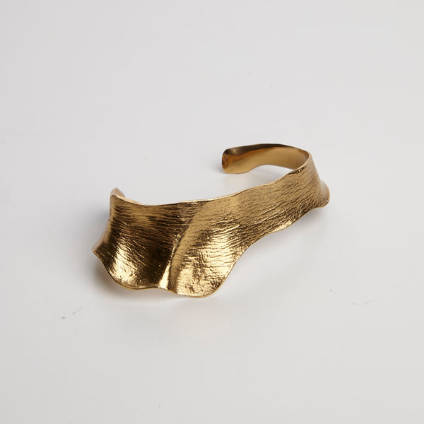 Cornelia Webb, skin impression bracelet gold-plated brass