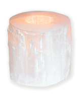 Ljuslykta, vit selenit