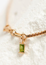 Kaulakoru Cornelia Webb peridot, kullattua hopeaa