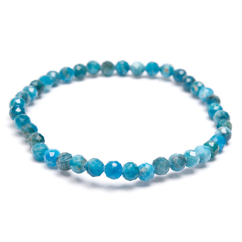 Apatit, fasettslipat armband