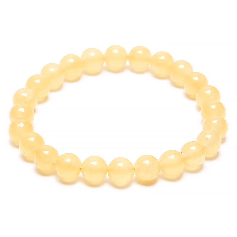 Calcite orange, bracelet 8 mm
