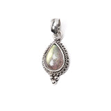 Labradorite, small pendant with filigree
