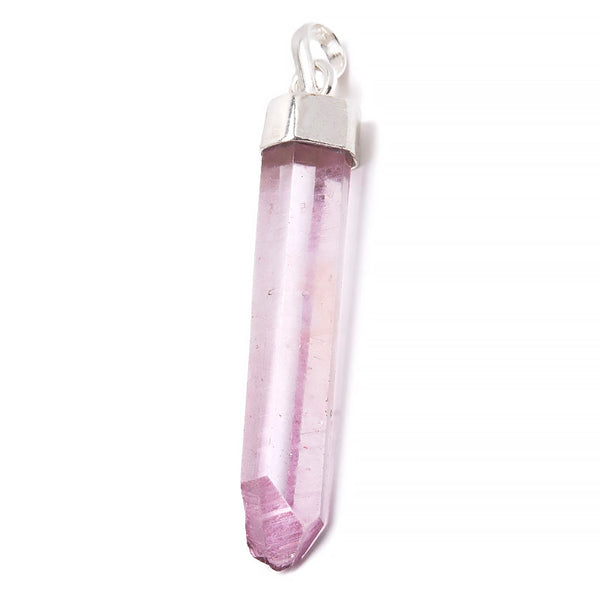 Purple Mist, top quality rock crystal tip