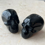 Obsidian crystal skull