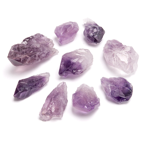 Amethyst, tip of natural crystals gross