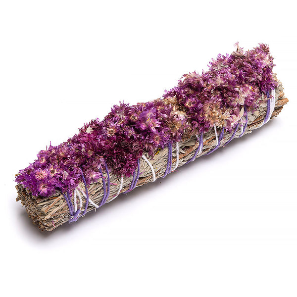 Sage with purple eternal flowers