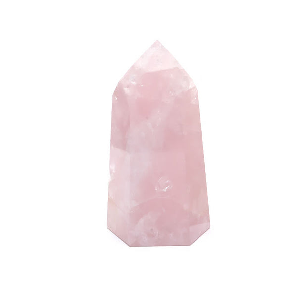 Rose quartz, AA ground point coarse