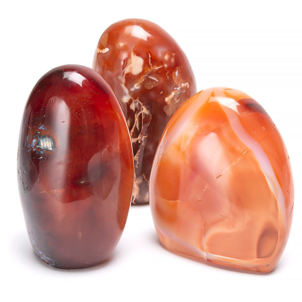 Carnelian, polished statue