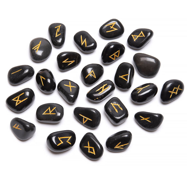Runes - set in different stone types
