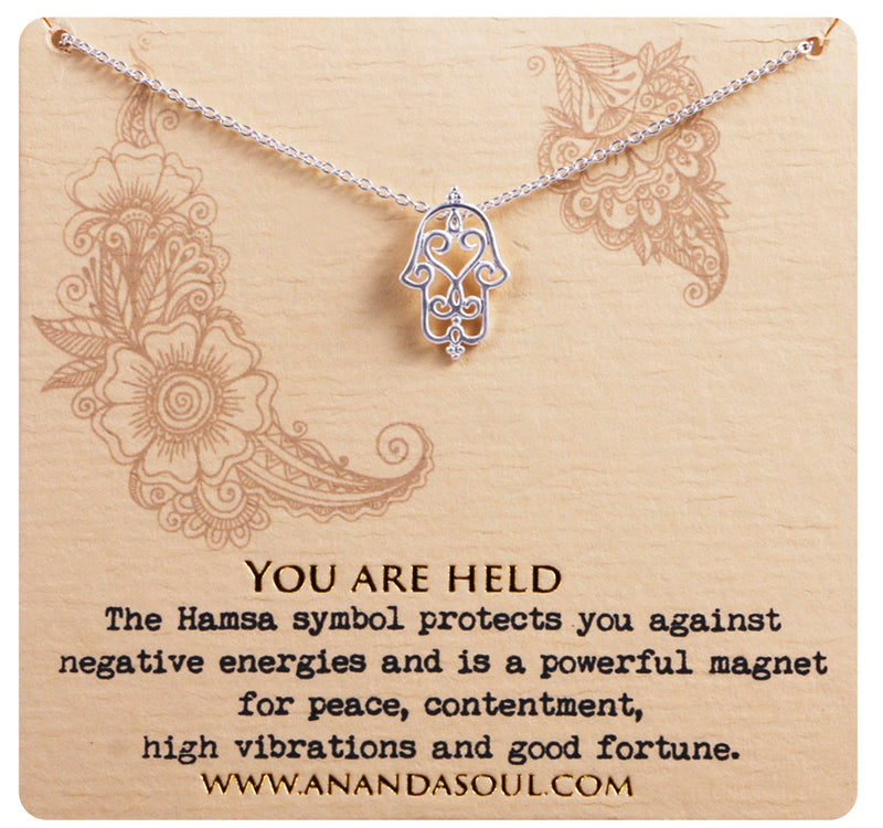 Ananda soul, you are held armband i silver