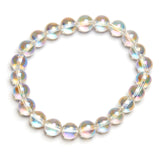 Rock crystal Aurora borealis round 8 mm